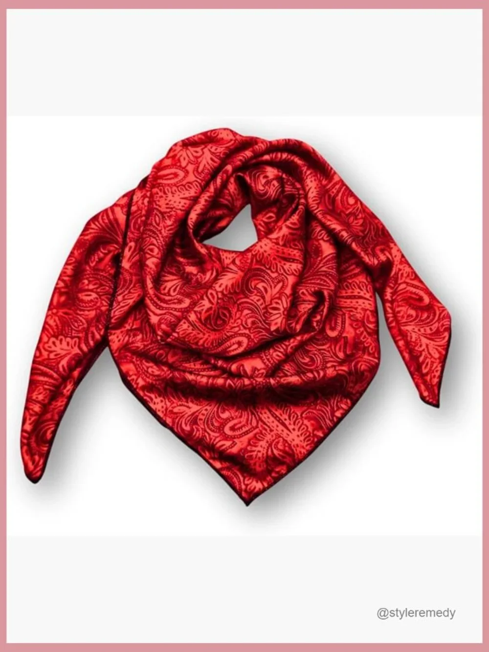 Silk Blend Wild Rag Scarf 36 inch Western Bandana Squa